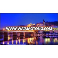 print canvas painting World famous building with led light painting